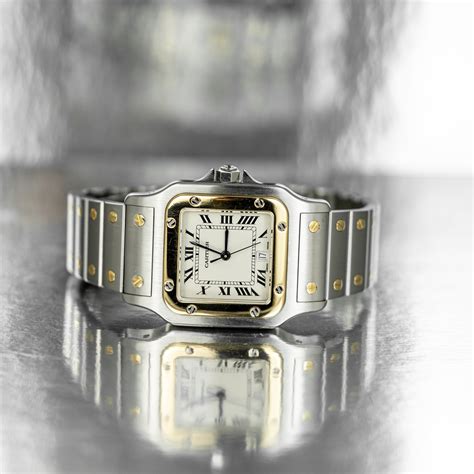 used cartier de santos|cartier santos medium pre owned.